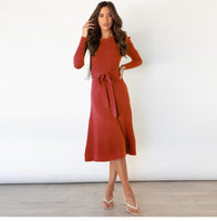 Long Sleeve Sweater Dress