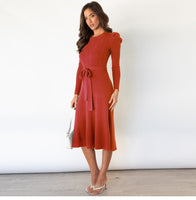 Long Sleeve Sweater Dress