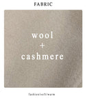 Wool Coat With Real Fox Fur