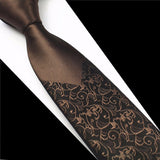 Mens Ties  Floral Dot Neckties Hombre 6 cm Gravata Slim Tie Classic Business Casual Tie For Men