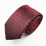 Mens Ties  Floral Dot Neckties Hombre 6 cm Gravata Slim Tie Classic Business Casual Tie For Men