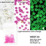 White Acrylic Flower Nail Art Decoration