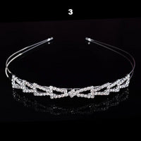 Wedding Bridal Bridesmaid Tiara Crown Headband Heart Girls Love Crystal Rhinestone Jewelry hair Accessories Bride Head Ornament