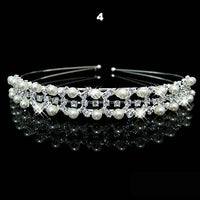 Wedding Bridal Bridesmaid Tiara Crown Headband Heart Girls Love Crystal Rhinestone Jewelry hair Accessories Bride Head Ornament