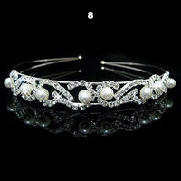 Wedding Bridal Bridesmaid Tiara Crown Headband Heart Girls Love Crystal Rhinestone Jewelry hair Accessories Bride Head Ornament
