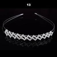 Wedding Bridal Bridesmaid Tiara Crown Headband Heart Girls Love Crystal Rhinestone Jewelry hair Accessories Bride Head Ornament