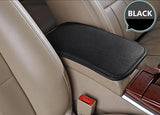 Leather Car Armrest Pad Covers Universal Center Console Auto Seat Armrests Box Pads Black Armrest Storage Protection Cushion