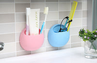 Toothpaste Toothbrush Holder Wall Suction Cup Organizer Kitchen Bathroom Storage Rack Free Shipping