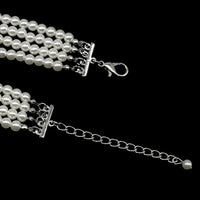 Pearl Dog Necklace Collar Fashion Jeweled Puppy Cat Collar With Bling Rhinestone Diamante Dog Pet  Accessories Supplies