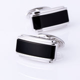 Jewelry shirt cufflink for mens designer Brand Black Cuff link french Button High Quality Luxury Wedding male guests