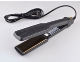 Professional tourmaline ceramic heating plate straight hair styling tool with fast warm-up thermal performance