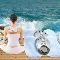 Mini Butterfly Electric Body Therapy Massager Pads Sticker Abdominal Muscle Trainer Stimulator Massage Relax Patch Weight Loss