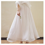 Women Summer Pants Loose Style Women Wide Leg Pants White Oversized Women Boho Pink Pants Female Trousers