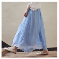 Women Summer Pants Loose Style Women Wide Leg Pants White Oversized Women Boho Pink Pants Female Trousers