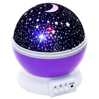 Romantic Starry Sky LED Night Light Projector Battery USB Night Light Creative Birthday Toys For Children