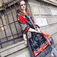 New Winter Scarf for Women Luxury Brand Pashmina Cashmere Poncho Blanket Scarf Wrap Wool Scarf Women Bandana Muslim Hijab Shawl