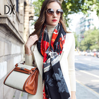 New Winter Scarf for Women Luxury Brand Pashmina Cashmere Poncho Blanket Scarf Wrap Wool Scarf Women Bandana Muslim Hijab Shawl