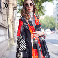 New Winter Scarf for Women Luxury Brand Pashmina Cashmere Poncho Blanket Scarf Wrap Wool Scarf Women Bandana Muslim Hijab Shawl