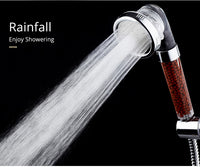3 Function Adjustable Jetting Shower Head Bathroom High Pressure Water Handheld Saving Anion Filter SPA Shower Heads