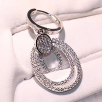 Luxury Jewelry 925 Sterling Silver noble Pave White Clear AAA CZ Drop Dangle Earrings For Women GiFT