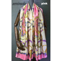 Women's Scarf Silk Scarves Print Soft Shawls Pashmina Fashion Lady Foulard Femme Large Size Bandana
