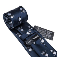 8.5cm Mens Tie Fashion Cartoon Necktie 9 Designs 100% Silk Ties For Men Business Style Tie Set