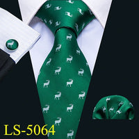 8.5cm Mens Tie Fashion Cartoon Necktie 9 Designs 100% Silk Ties For Men Business Style Tie Set