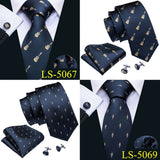 8.5cm Mens Tie Fashion Cartoon Necktie 9 Designs 100% Silk Ties For Men Business Style Tie Set