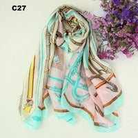 Women Silk Scarf Designer Plaid Summer Beach Shawls and Foulard Wrap Scarves Female Pure Silk Beach Stole