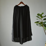 Hot Autumn Spring Women Retro Skirt Pants Fashion Casual Female Wide Leg Pants Ethnic Middle Waist Haram Trousers