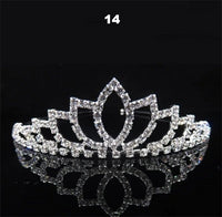 Wedding Bridal Bridesmaid Tiara Crown Headband Heart Girls Love Crystal Rhinestone Jewelry hair Accessories Bride Head Ornament