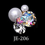 New 10pcs Crystal Bright Pearl Nail Rhinestone Alloy Nail Art Decorations Glitter DIY 3D CJE Nail Jewelry Pendant