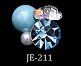 New 10pcs Crystal Bright Pearl Nail Rhinestone Alloy Nail Art Decorations Glitter DIY 3D CJE Nail Jewelry Pendant