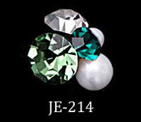 New 10pcs Crystal Bright Pearl Nail Rhinestone Alloy Nail Art Decorations Glitter DIY 3D CJE Nail Jewelry Pendant