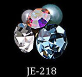 New 10pcs Crystal Bright Pearl Nail Rhinestone Alloy Nail Art Decorations Glitter DIY 3D CJE Nail Jewelry Pendant