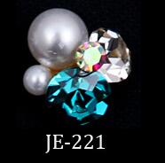 New 10pcs Crystal Bright Pearl Nail Rhinestone Alloy Nail Art Decorations Glitter DIY 3D CJE Nail Jewelry Pendant