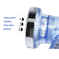 3 Function Adjustable Jetting Shower Head Bathroom High Pressure Water Handheld Saving Anion Filter SPA Shower Heads