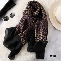 Digital Print Silk Scarf Women Florals Wraps Shawls and Scarf 180cm*90cm