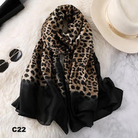 Digital Print Silk Scarf Women Florals Wraps Shawls and Scarf 180cm*90cm