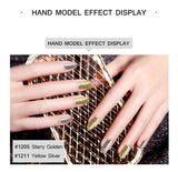 Platinum Gel nail polish Super Shiny Effect Nail Gel Perfect Soak off UV&LED nail color foil chorme Gel Polish