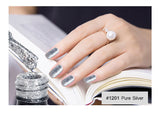 Platinum Gel nail polish Super Shiny Effect Nail Gel Perfect Soak off UV&LED nail color foil chorme Gel Polish