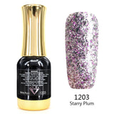 Platinum Gel nail polish Super Shiny Effect Nail Gel Perfect Soak off UV&LED nail color foil chorme Gel Polish