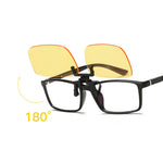 Mayitr Anti Blue Ray Anti-fatigue Glasses Blue Light Blocking Clip On Glasses 2 Colors For Computer Protection Gaming Glasses