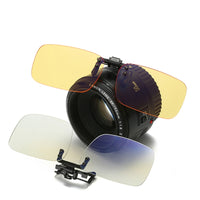 Mayitr Anti Blue Ray Anti-fatigue Glasses Blue Light Blocking Clip On Glasses 2 Colors For Computer Protection Gaming Glasses