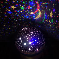 Romantic Starry Sky LED Night Light Projector Battery USB Night Light Creative Birthday Toys For Children