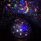 Romantic Starry Sky LED Night Light Projector Battery USB Night Light Creative Birthday Toys For Children