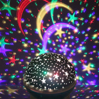 Romantic Starry Sky LED Night Light Projector Battery USB Night Light Creative Birthday Toys For Children