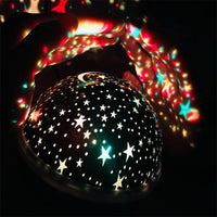 Romantic Starry Sky LED Night Light Projector Battery USB Night Light Creative Birthday Toys For Children