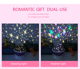 Romantic Starry Sky LED Night Light Projector Battery USB Night Light Creative Birthday Toys For Children