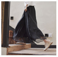 Women Summer Pants Loose Style Women Wide Leg Pants White Oversized Women Boho Pink Pants Female Trousers